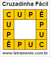 Cruzadinha Fácil Cupê