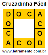 Cruzadinha Fácil Doca