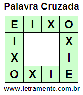 Palavra Cruzada Eixo