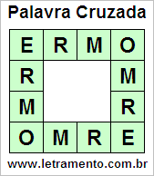 Palavra Cruzada Ermo