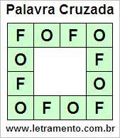 Palavra Cruzada Fofo