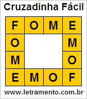 Cruzadinha Fácil Fome