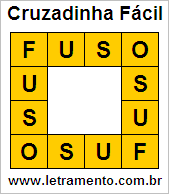 Cruzadinha Fácil Fuso