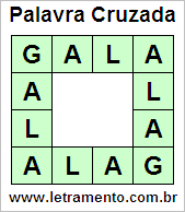 Palavra Cruzada Gala