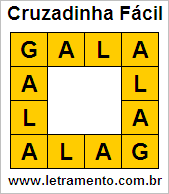 Cruzadinha Fácil Gala