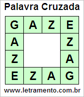 Palavra Cruzada Gaze