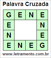 Palavra Cruzada Gene