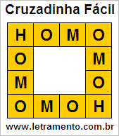 Cruzadinha Fácil Homo