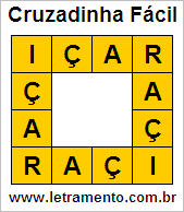 Cruzadinha Fácil Içar