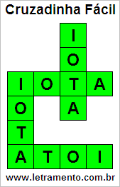 Cruzadinha Fácil Iota