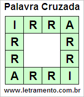 Palavra Cruzada Irra