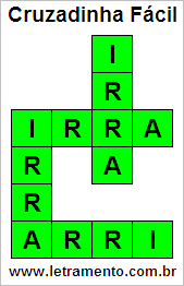 Cruzadinha Fácil Irra