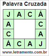 Palavra Cruzada Jacá