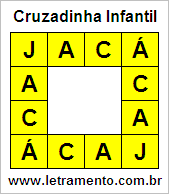 Cruzadinha Infantil Jacá