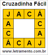 Cruzadinha Fácil Jacá