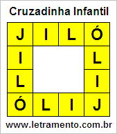 Cruzadinha Infantil Jiló