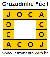 Cruzadinha Fácil Joça