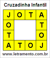 Cruzadinha Infantil Jota