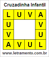 Cruzadinha Infantil Luva