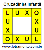 Cruzadinha Infantil Luxo