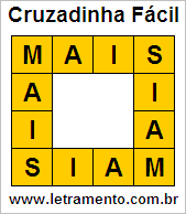 Cruzadinha Fácil Mais