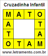 Cruzadinha Infantil Mato