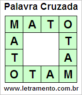 Palavra Cruzada Mato