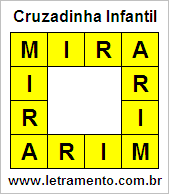 Cruzadinha Infantil Mira