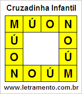 Cruzadinha Infantil Múon