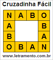 Cruzadinha Fácil Nabo