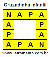 Cruzadinha Infantil Napa