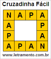 Cruzadinha Fácil Napa