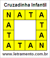 Cruzadinha Infantil Nata