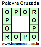 Palavra Cruzada Opor