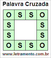 Palavra Cruzada Osso