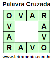 Palavra Cruzada Ovar