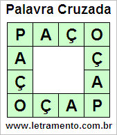 Palavra Cruzada Paço