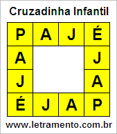 Cruzadinha Infantil Pajé