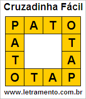 Cruzadinha Fácil Pato