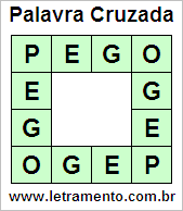 Palavra Cruzada Pego