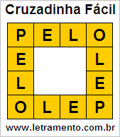 Cruzadinha Fácil Pelo