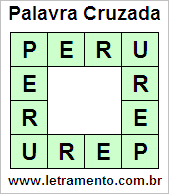 Palavra Cruzada Peru