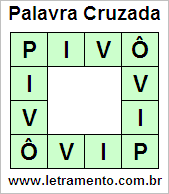 Palavra Cruzada Pivô