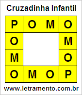 Cruzadinha Infantil Pomo