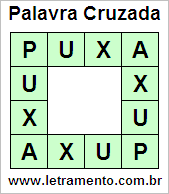 Palavra Cruzada Puxa