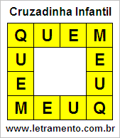 Cruzadinha Infantil Quem