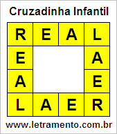 Cruzadinha Infantil Real