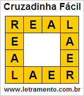 Cruzadinha Fácil Real