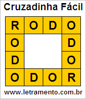 Cruzadinha Fácil Rodo