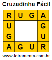 Cruzadinha Fácil Ruga